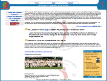 Tablet Screenshot of longevitystick.com